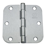 100 Pack of Penrod Dull Chrome 3.5" Door Hinge with 5/8" Radius