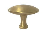 Satin Brass Round 1-1/8" Cabinet Knob