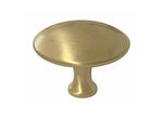 Satin Brass Round 1-1/8" Cabinet Knob