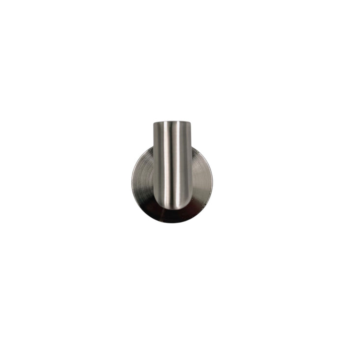 Satin Nickel Robe Hook on white background