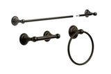 Delta Providence Venetian Bronze 3 Piece Bathroom Accessory Set w/ 18-24" Adjustable Towel Bar