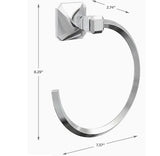 Franklin Brass Napier Collection Polished Chrome Towel Ring Dimensions
