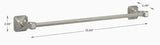 Franklin Brass Napier Collection 24" Towel Bar Dimensions