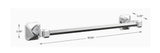 Franklin Brass Napier Collection Polished Chrome 18" Towel Bar Dimensions