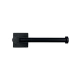 Vashon Black Finish Modern Euro Toilet Paper Holder