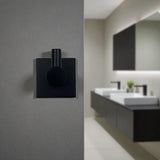 Vashon Black Finish Modern Robe Hook
