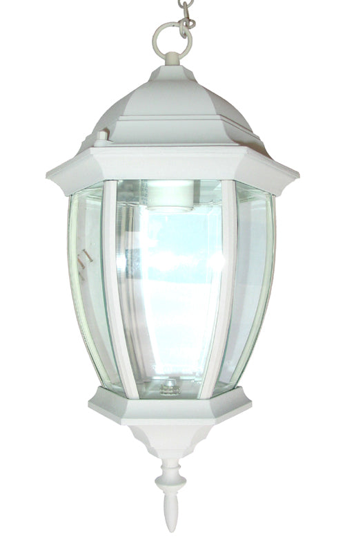Cast Aluminum Outdoor Exterior Lantern Lighting Fixture Ceiing Hanging Lantern White (S)