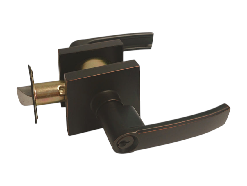 Square Lever Locks Square Rose Oil Rubbed Bronze Finish modern style ...