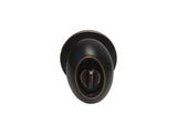 eBuilderDirect dark oil rubbed bronze entrance door knob with keyed entry and adjustable backset for residential use.