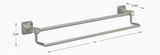 Franklin Brass Napier Collection Satin Nickel 24" Double Towel Bar Dimensions