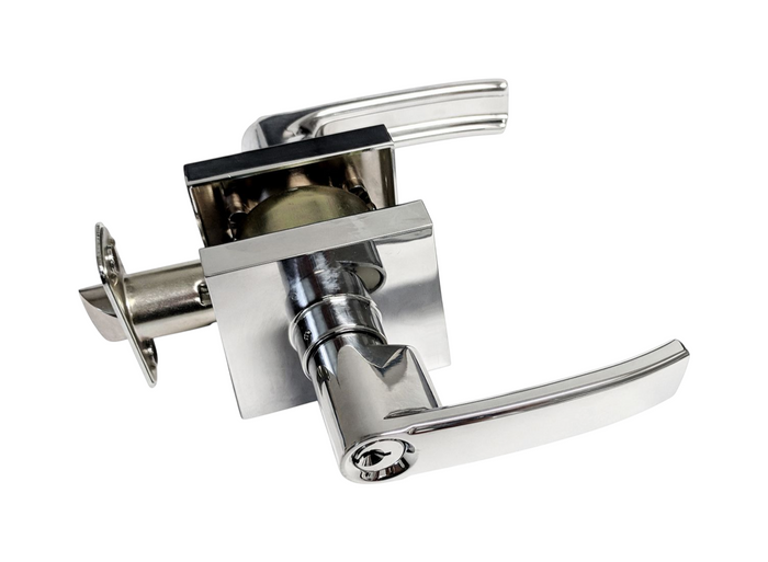 Polished Chrome Entry Door Handle