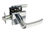 Polished Chrome Privacy Square Lever