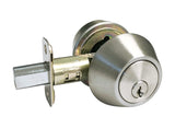 Satin Nickel Double Cylinder Deadbolt