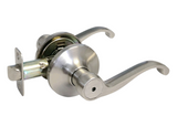 Satin Nickel Privacy Bedroom Bathroom Lever- Style: 835DC