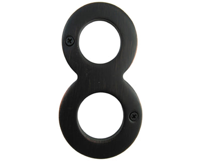 Oil Rubbed Bronze 3" House Number