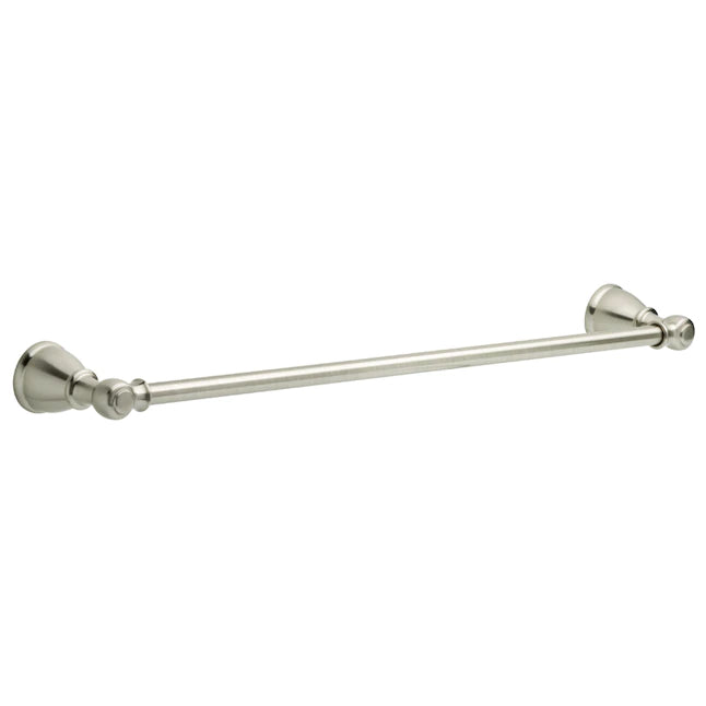 Delta Windemere II Brushed Nickel 24 Inch Wall Mount Single Towel Bar