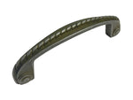Antique Pewter Rope 3 3/4" Cabinet Pull 260 96mm - Clearance