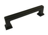 Black 5" Square Bar Kitchen Cabinet Pull 5071 128mm