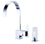 Danze Sirius Chrome Single Handle Kitchen Faucet w/ Sprayer