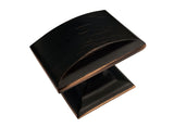 Dark Oil Rubbed Bronze 1 1/4" Kitchen Cabinet Cupboard Furniture Hardware Drawer Rectangular Knob 9340 32mm