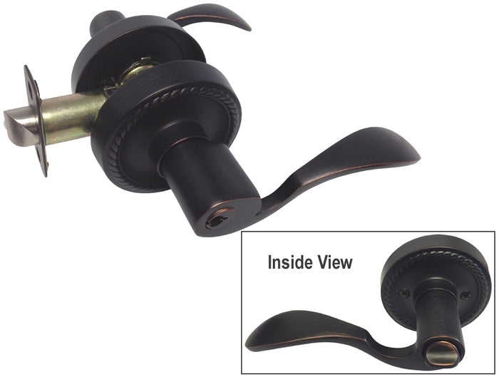 Dark Oil Rubbed Bronze Entrance Lever- Style: 6300DBR - ***PLEASE SELECT LH or RH***