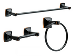 Delta Ely Collection Oil Rubbed Bronze 3 PC with 18" Towel Bar
