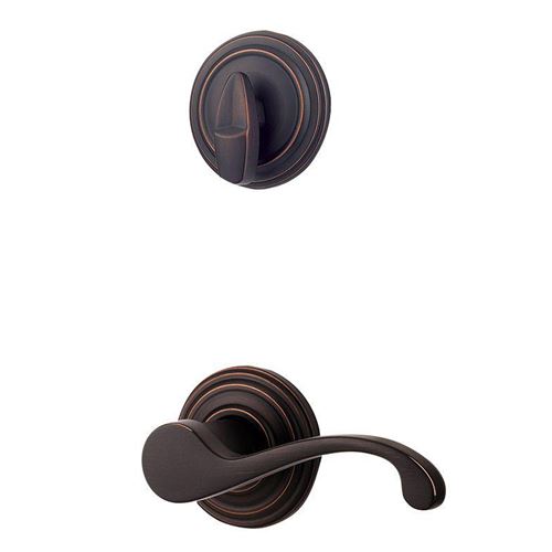 Kwikset 966CHL LH 11P 99660-086 Commonwealth Left-Handed Single Cylinder Interior Pack Lever, Venetian Bronze