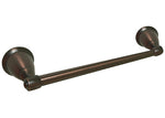 Oil Rubbed Bronze 18" Towel Bar with Round Base.