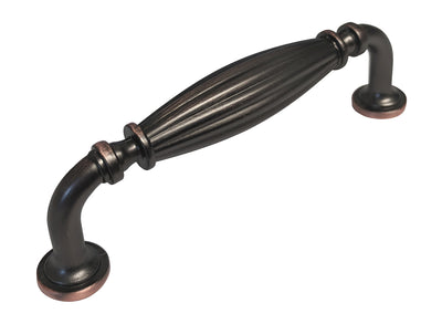 Oil Rubbed Bronze 3 3/4" Cabinet Flute Pull 8064 96mm