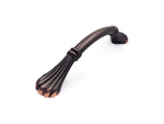 Oil Rubbed Bronze 3" Cabinet Shell Pull 8200-76