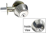 Polished Chrome Double Cylinder Deadbolt-5765