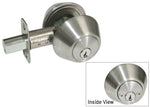 Satin Nickel Double Cylinder Deadbolt