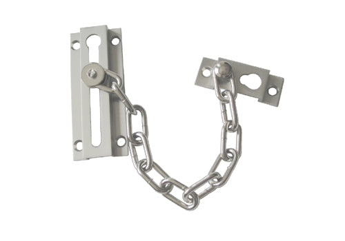 House Guard Hardware  Satin Nickel Finished Security Door Chain
