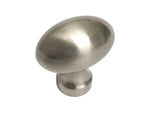 Satin Nickel Oval Knob 3990-31mm