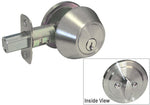 Satin Nickel Finished Single Deadbolt-6093