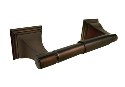 Oil Rubbed Bronze Toilet Paper Holder with Square Base