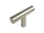Stainless Steel 2" T Shape Cabinet Pull.