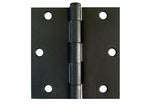 3 1/2" Oil Rubbed Bronze Door Hinges with Square Corners